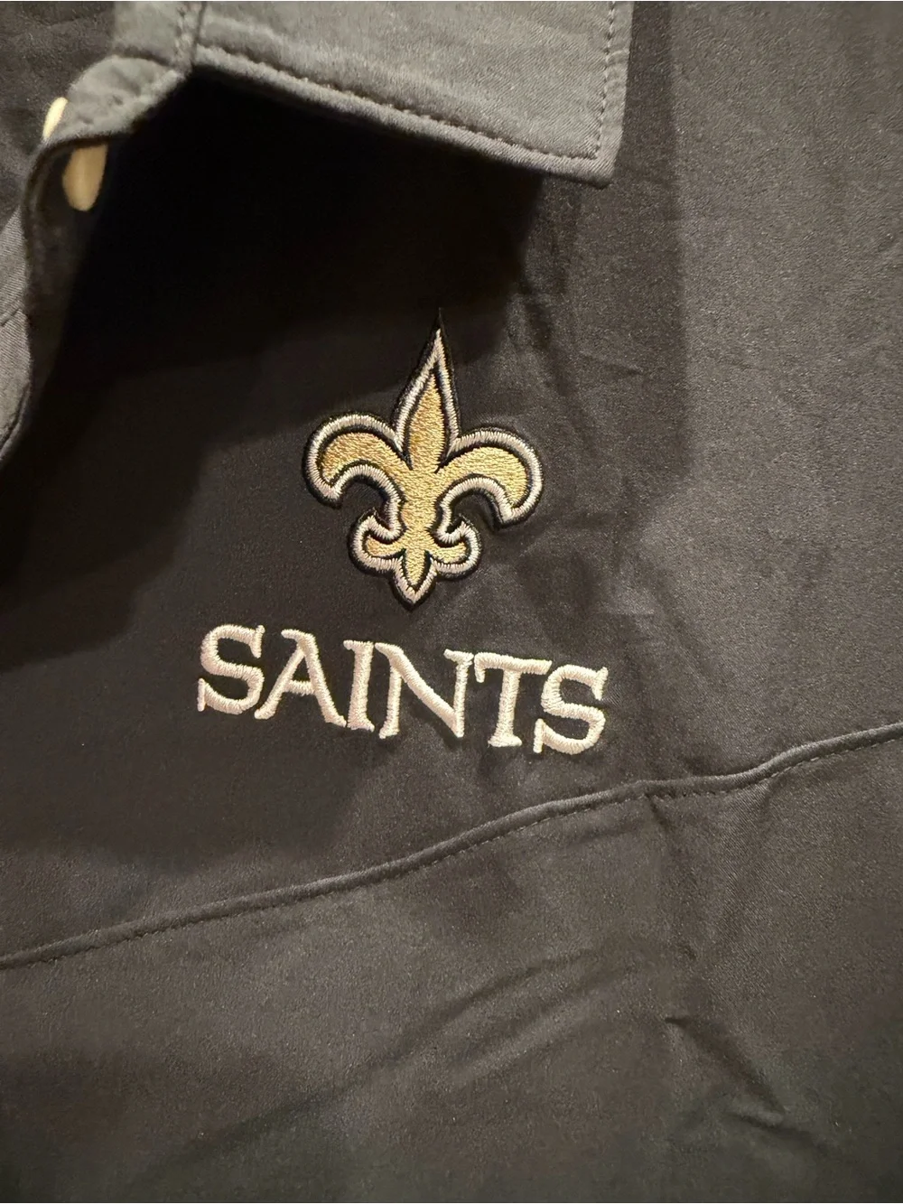 Nike New Orleans Saints Men's Gray Coaches Polo - NWOT